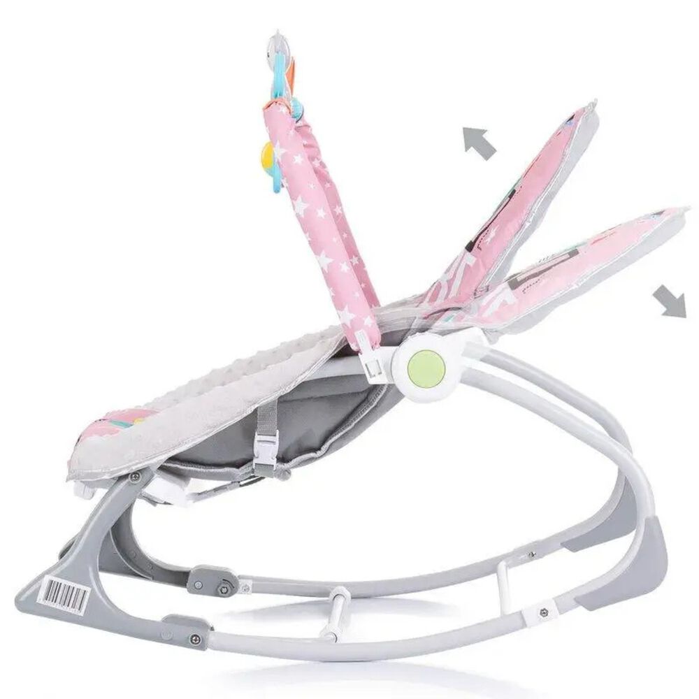 Silla Nido Mecedora Rocker Robot Rosado image number 3.0