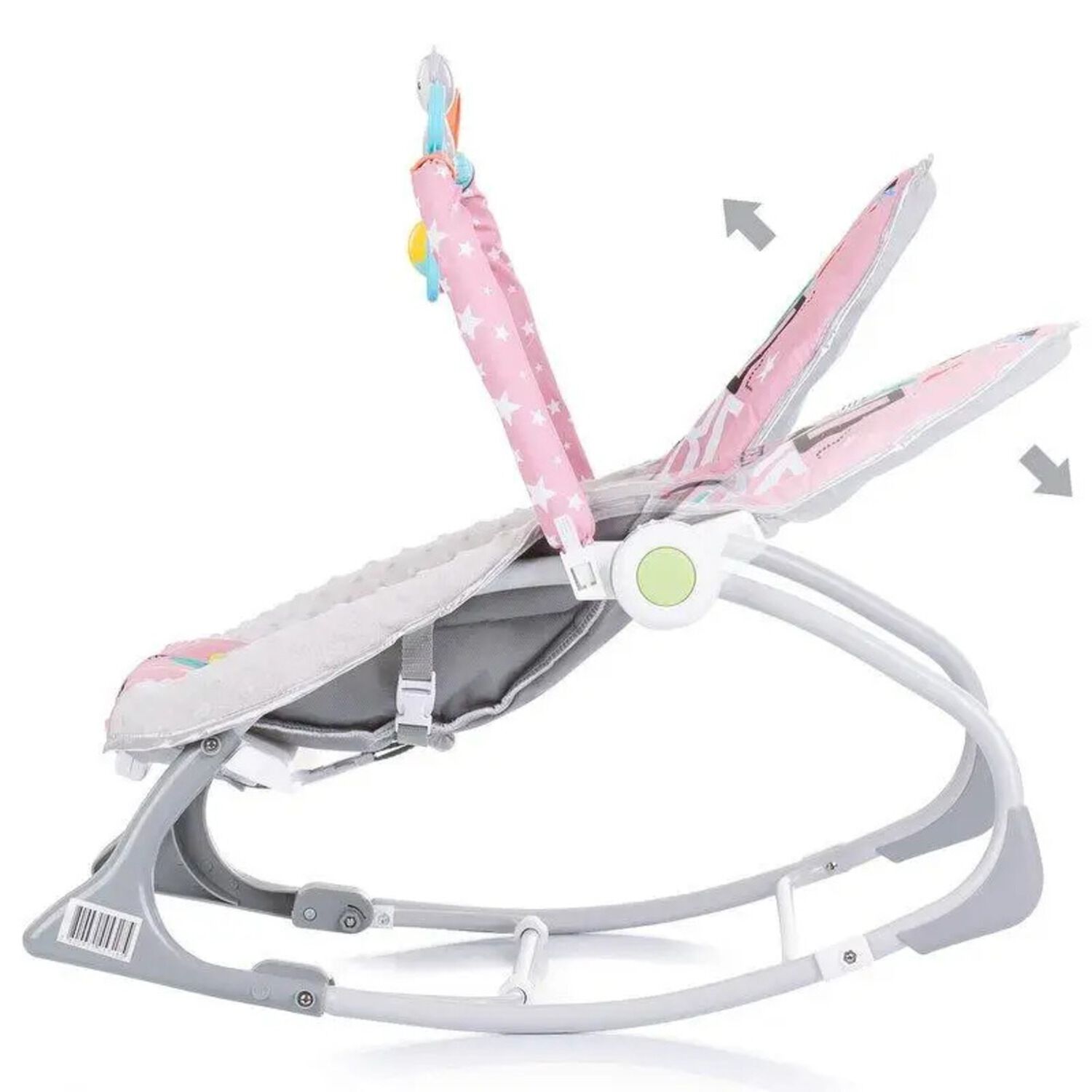 Silla Nido Mecedora Rocker Robot Rosado image number 3.0