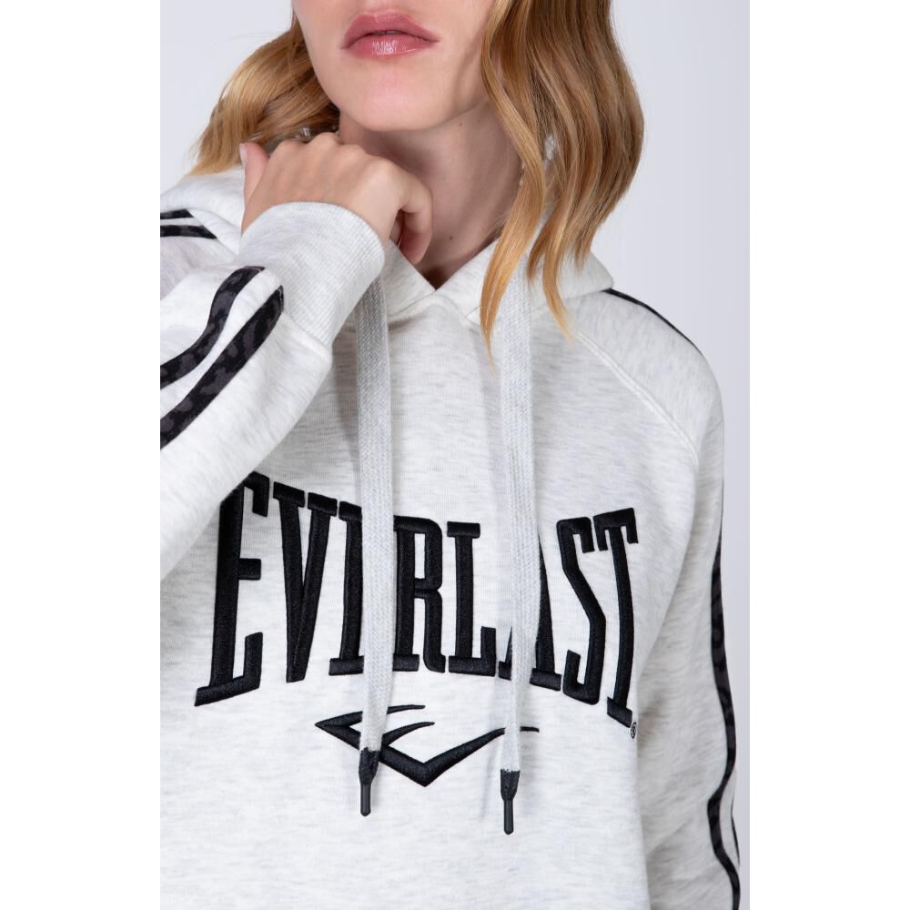 Poleron Hood Alba White Melange Everlast image number 2.0