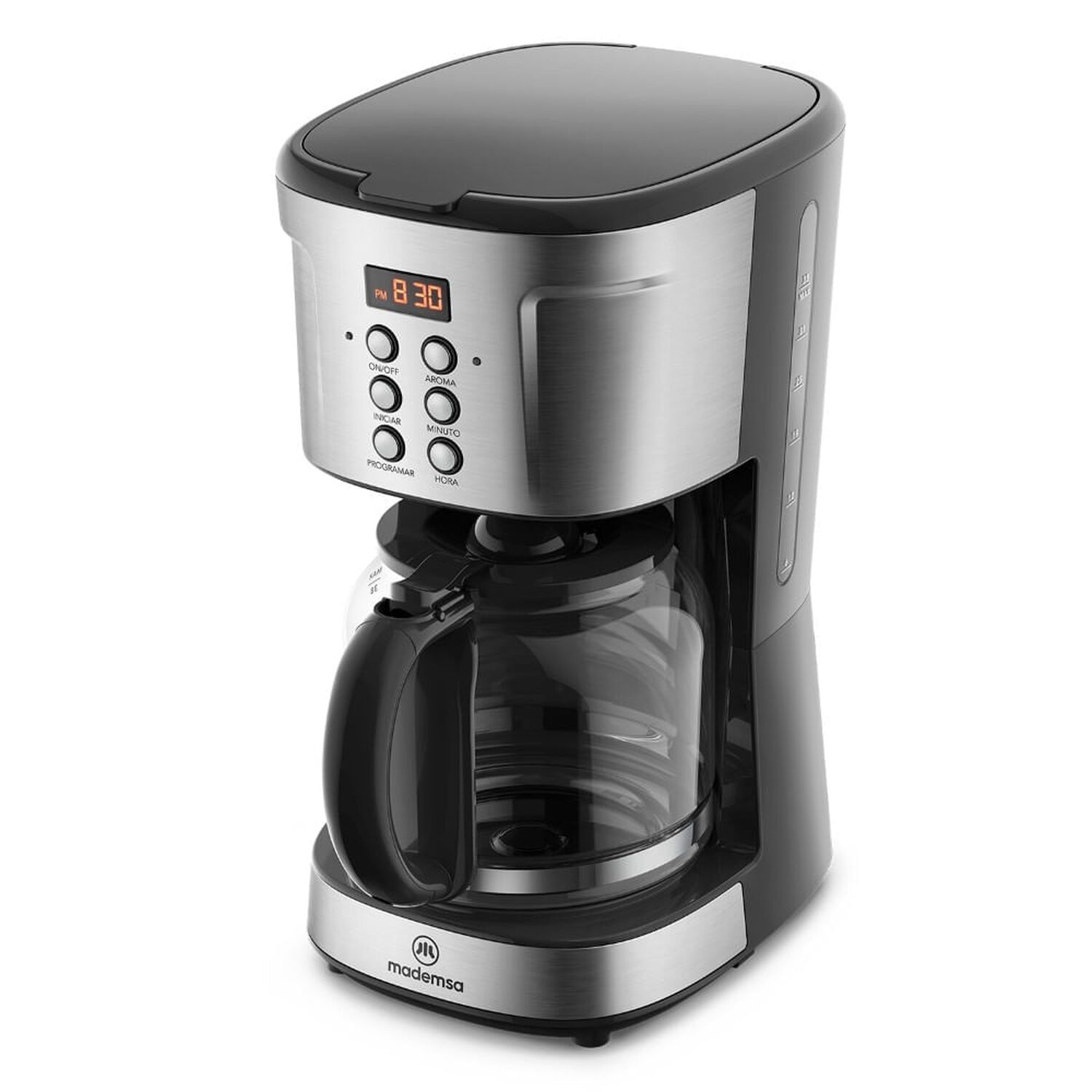 Cafetera El&eacute;ctrica Mademsa 1,5l Proglamable 900w Mcm30 image number 3.0
