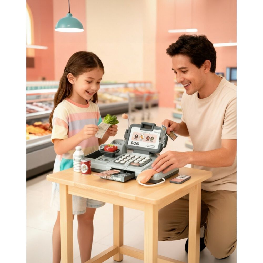 Juguete Caja Maquina Registradora Para Ni&ntilde;os image number 8.0