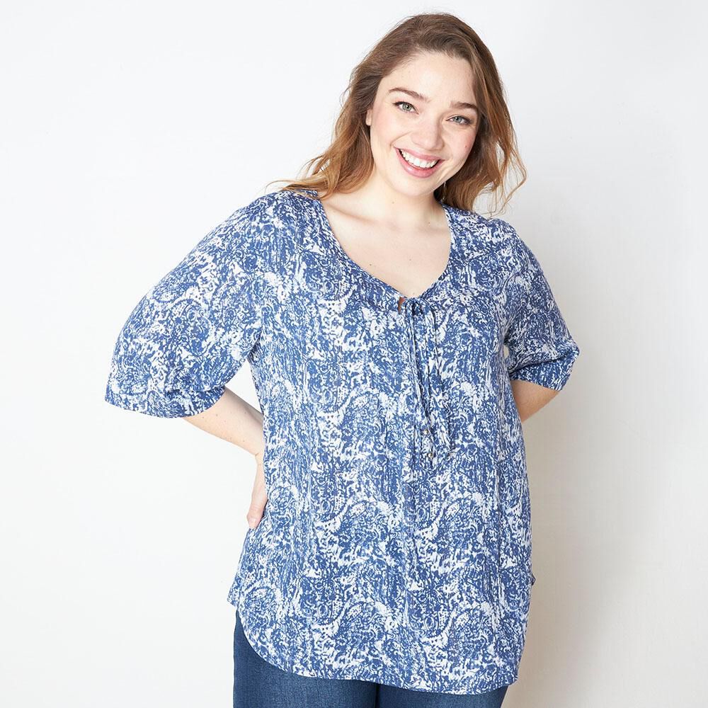 Blusa Manga Corta Mujer Sexy Large image number 0.0
