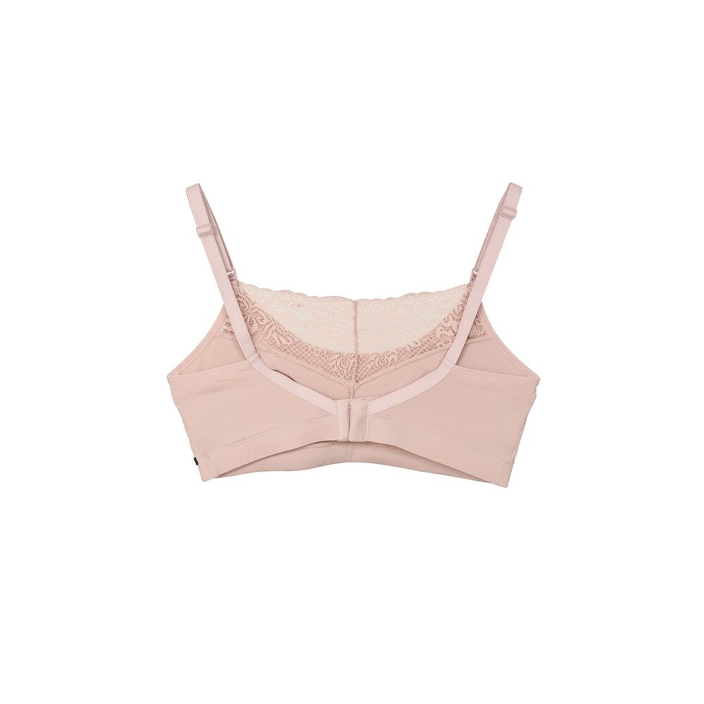 Sost&eacute;n Lactancia Absorbente Semi Encaje - Palo Rosa 2rios image number 2.0