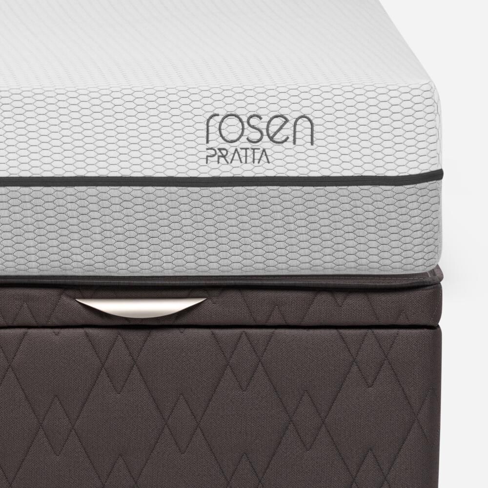 Cama Baúl Rosen Pratta / 2 Plazas / Base Normal + Respaldo Ferrara image number 5.0