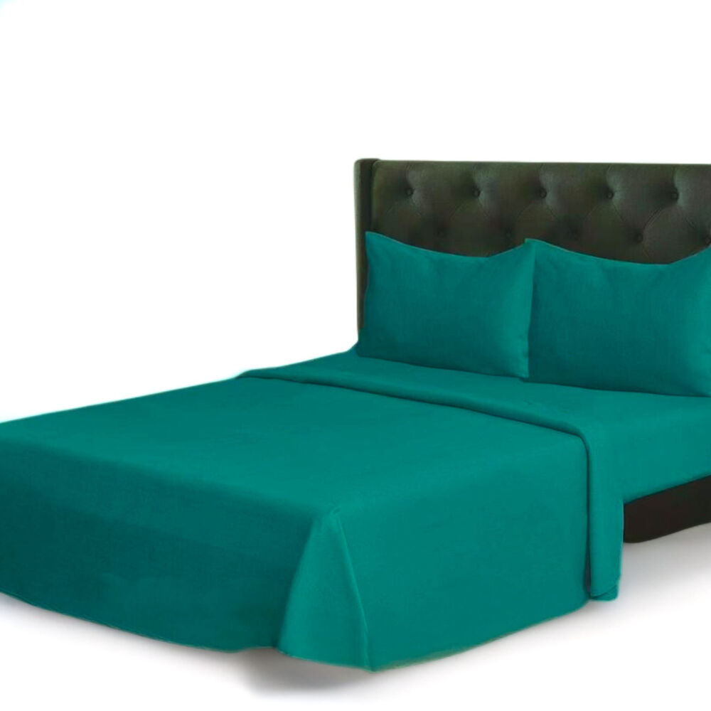 Juego De Sabanas Polar King Mas 2 Fundas De Almohada Color Turquesa image number 0.0