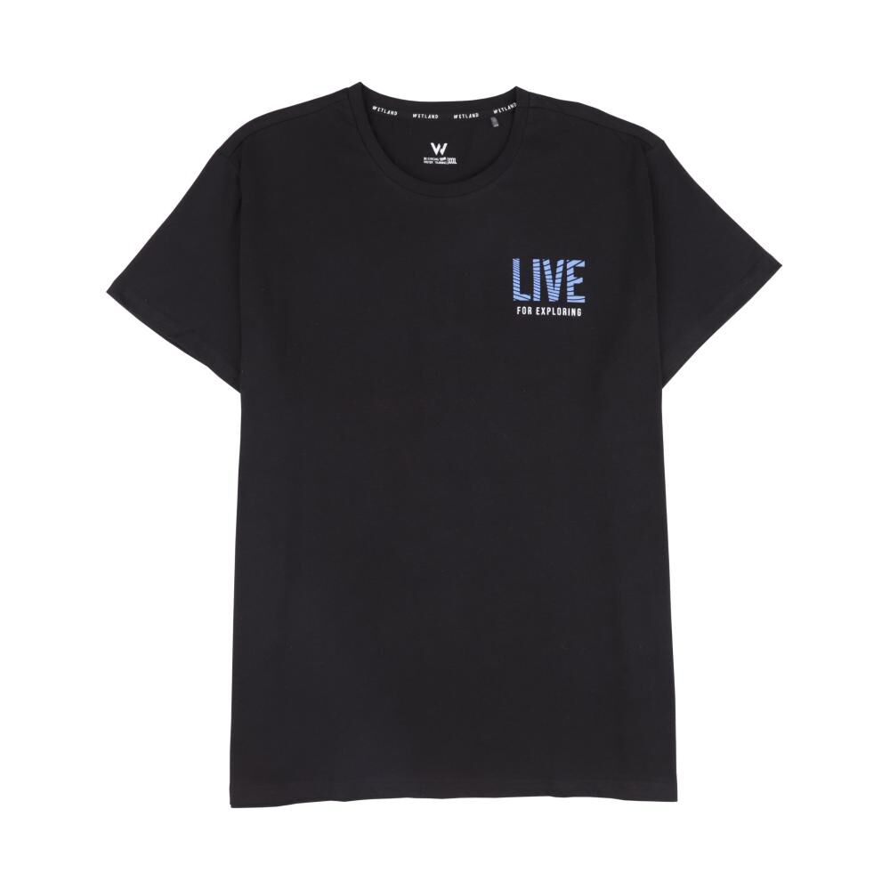 Polera Deportiva Manga Corta Cuello Redondo Hombre Wetland image number 0.0