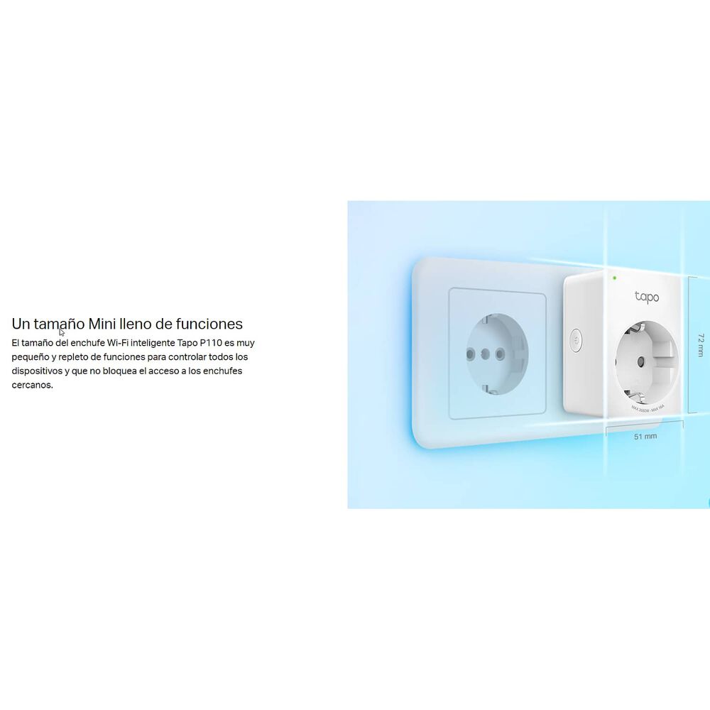 Enchufe Wifi Smart Home Tp-link Tapo P110 Alexa / Google image number 11.0