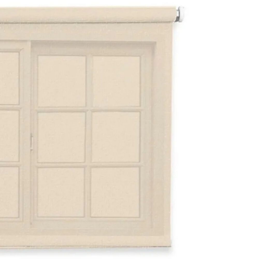Cortina Roller Rustica Deluxe 80x160 Cm Beige image number 4.0