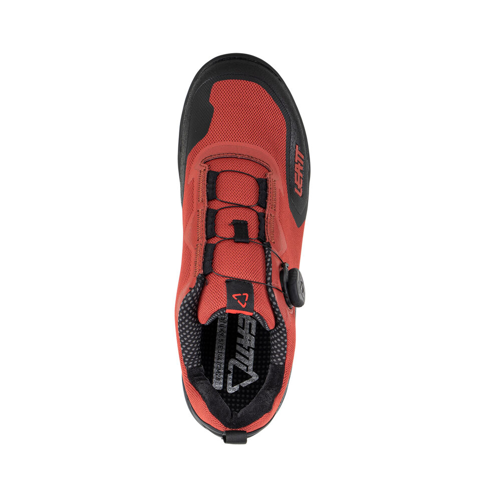 Zapatilla Leatt 6.0 Fijación Ciclismo Deportivo Trail Rojo image number 4.0