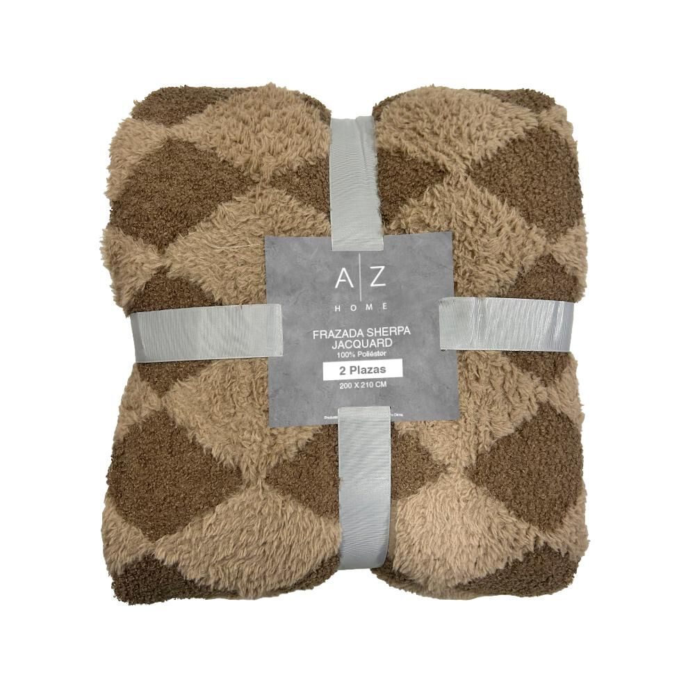 Frazada Sherpa Azhome Jacquard / 2 Plazas image number 1.0