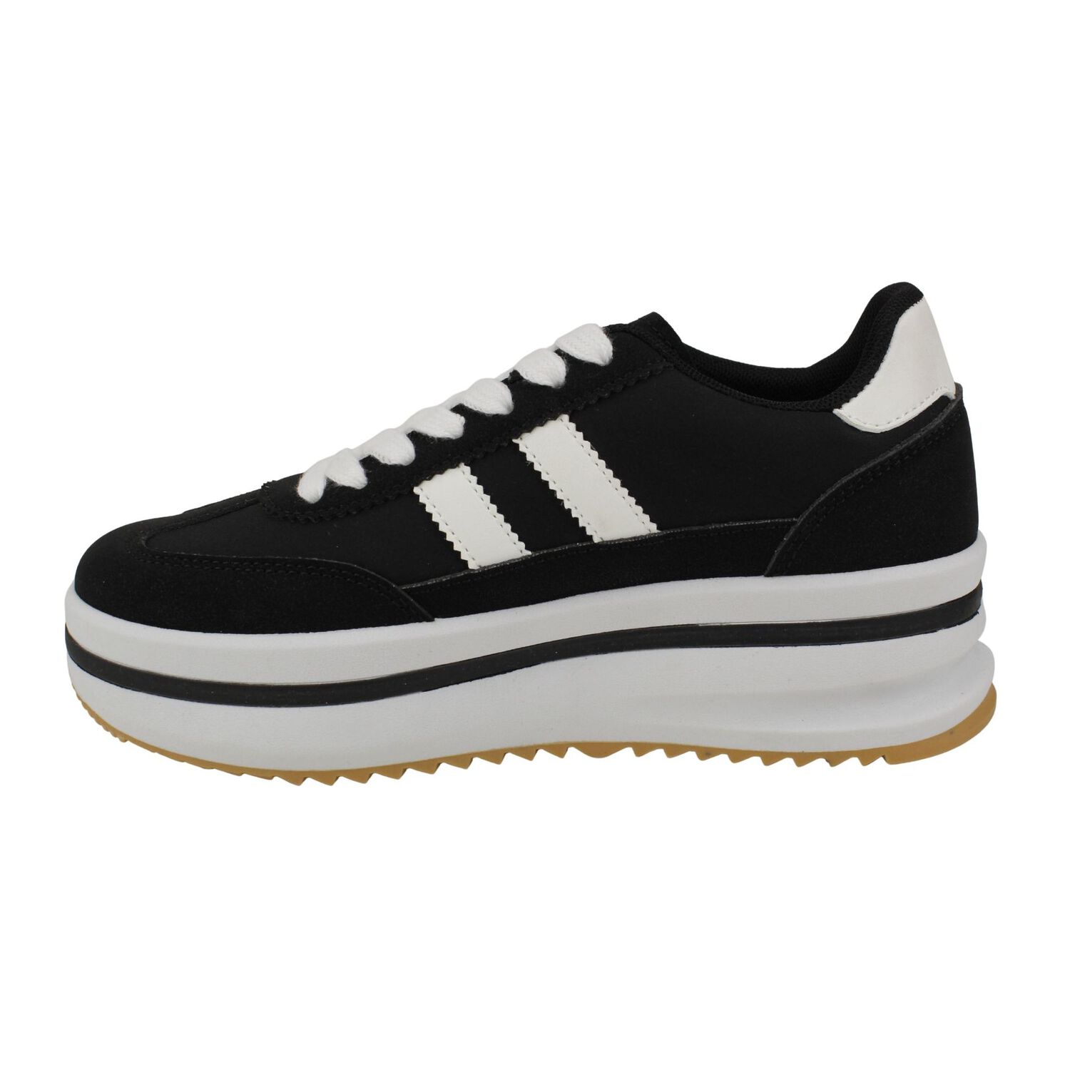 Zapatilla Urbana Mujer New Walk Lrw-295 Negro image number 2.0