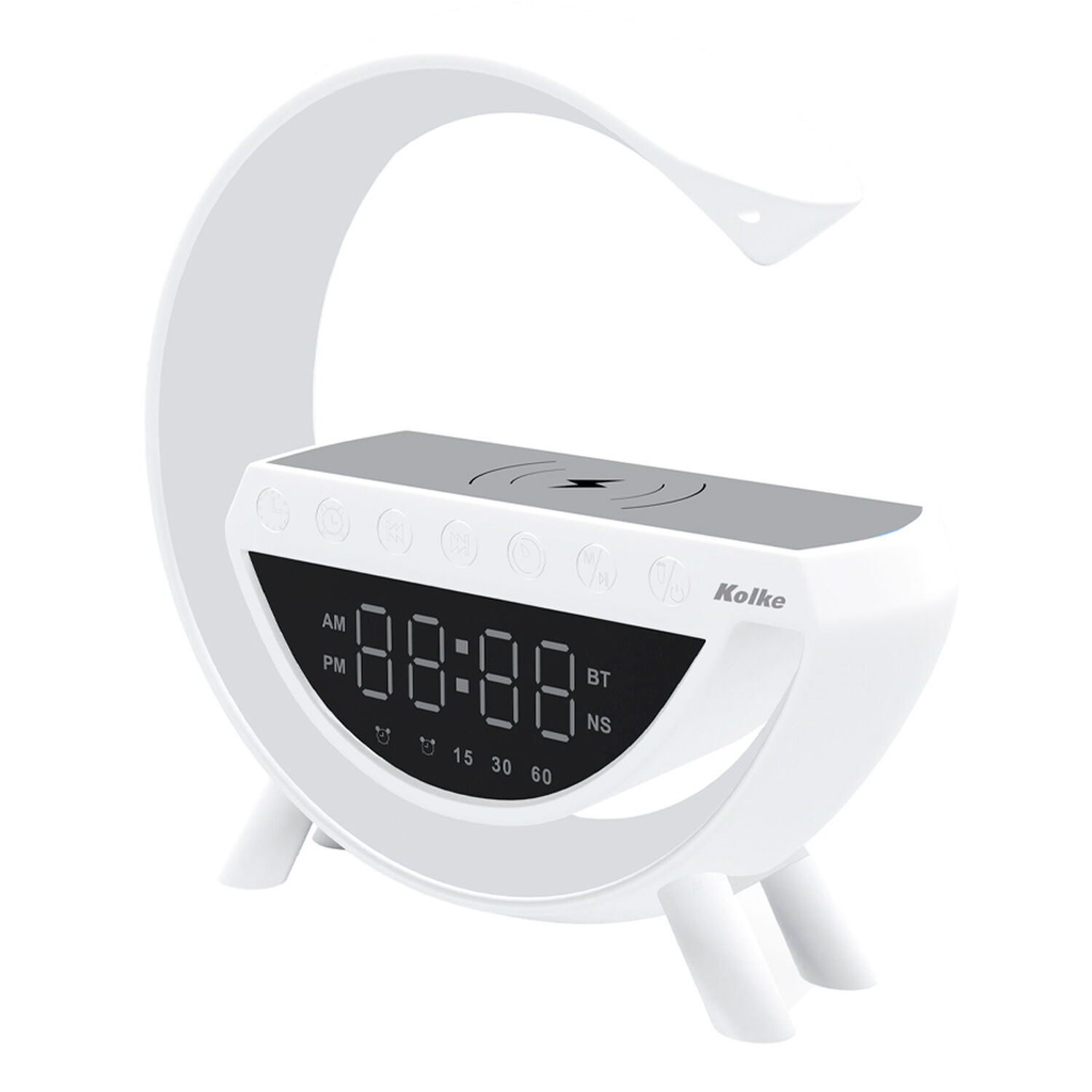 Parlante Inal&aacute;mbrico Bluetooth Kolke 5 En 1 L&aacute;mpara Cargador image number 8.0