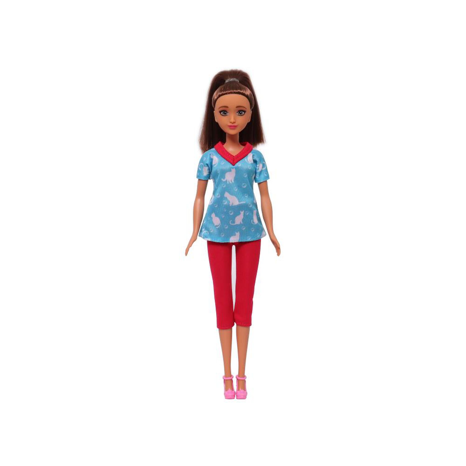 Mu&ntilde;eca Fashion 31 Cm Con Set De Veterinaria Happyline image number 3.0