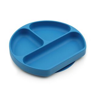 Plato Con Agarre (silicona) / Siliconegripdish Azul