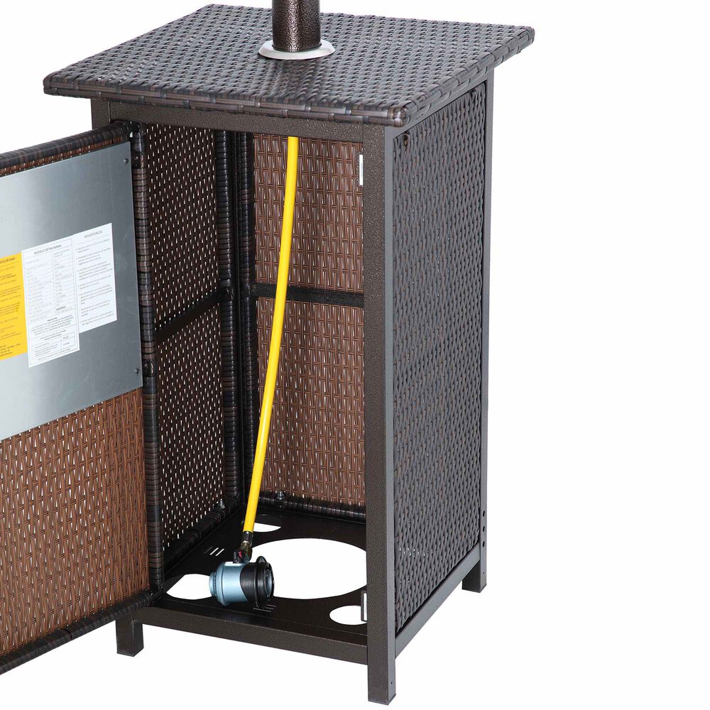 Estufa A Gas Exterior Terraza Setax Rattan image number 6.0