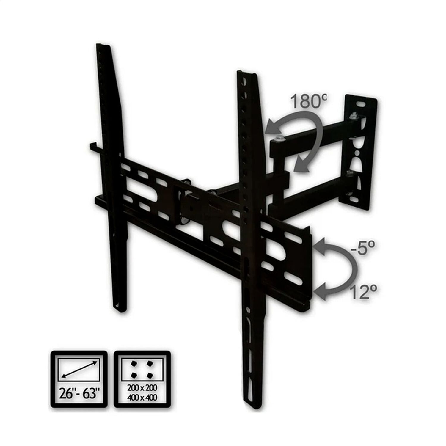 Soporte De Pared Para Tv Con Brazo Extensible De 26 A 63 Pulgadas image number 2.0
