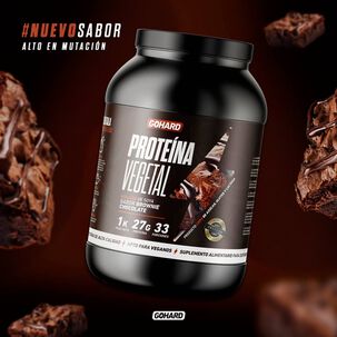 Prote&iacute;na Vegetal Soya Gohard 1kg Sabor Brownie Chocolate