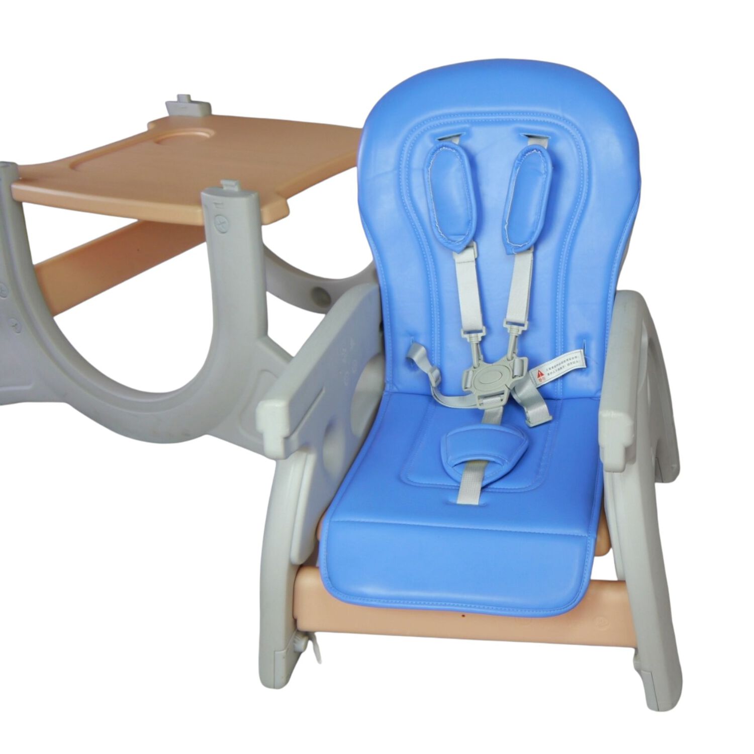 Silla De Comer Para Bebe 2 En 1 (silla + Mesa) Celeste image number 6.0