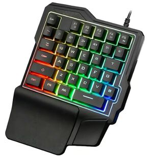 Teclado De Una Mano Rgb Usb