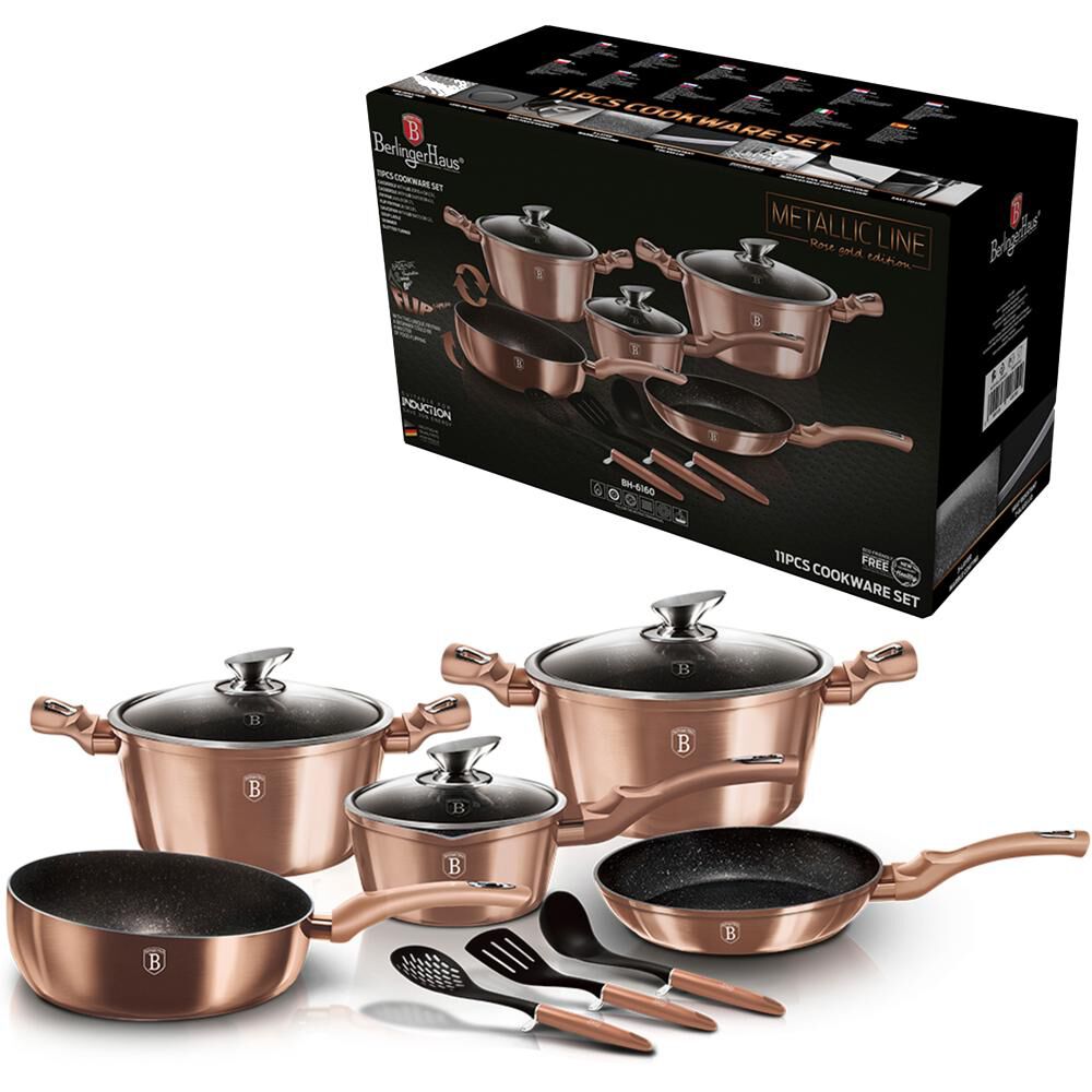 Batería De Cocina Berlinger Haus Bh-6160 / 11 Piezas image number 2.0