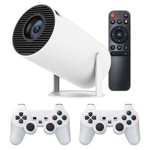 Proyector Para Video Juegos + 2 Controles 4k Hd Retro