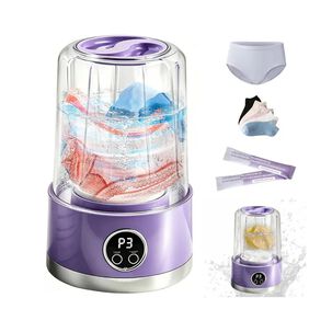 Mini Lavadora Port&aacute;til Inal&aacute;mbrica Recargable Usb 1l