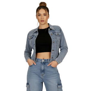 Chaqueta Denim Mezclilla Mujer