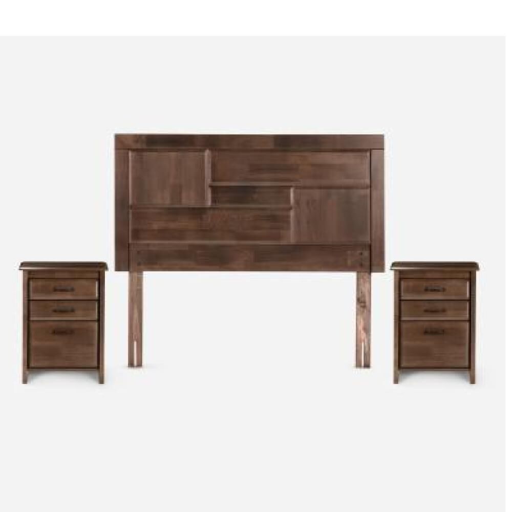 Cama Europea Rosen New Style 4 Plus / Full / Base Normal + Set De Maderas image number 7.0