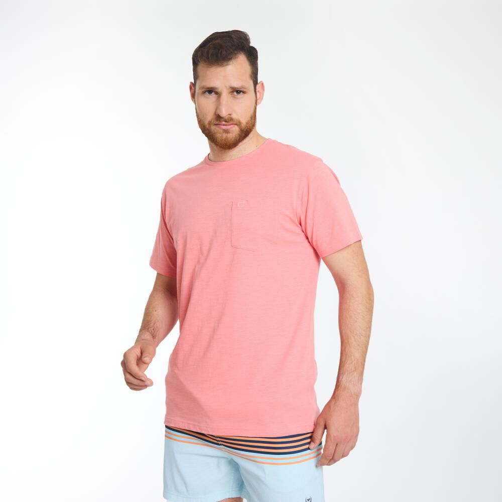 Polera Regular Manga Corta Cuello Redondo Hombre Peroe image number 2.0