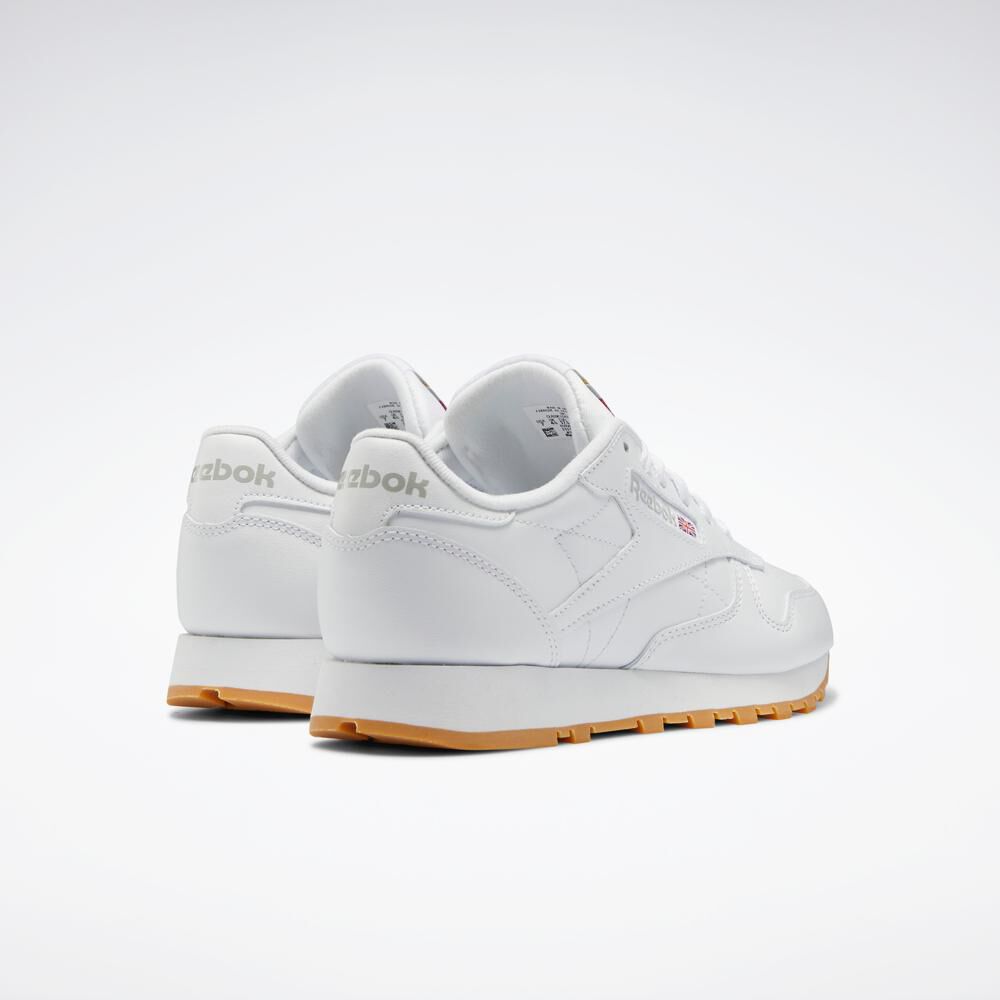 Zapatilla Urbana Mujer Reebok Classic Leather Blanco image number 2.0