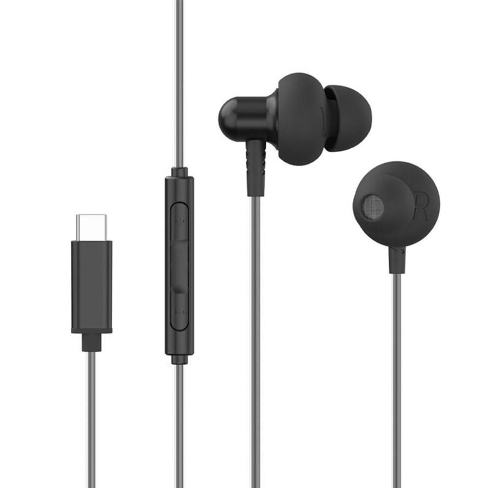 Audífonos Hp In Ear Dhh-1126 Usb-c Negro image number 1.0