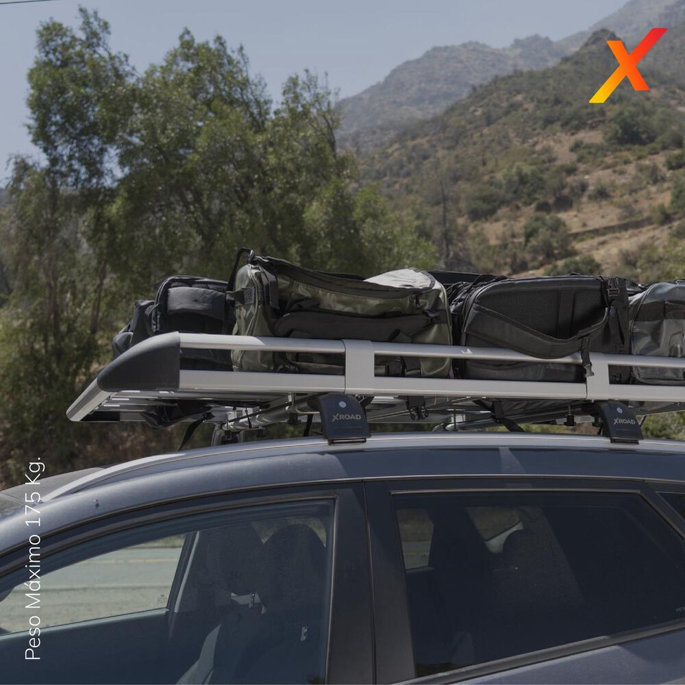 Barras Portaequipaje De Aluminio Para Techo Xroad image number 4.0