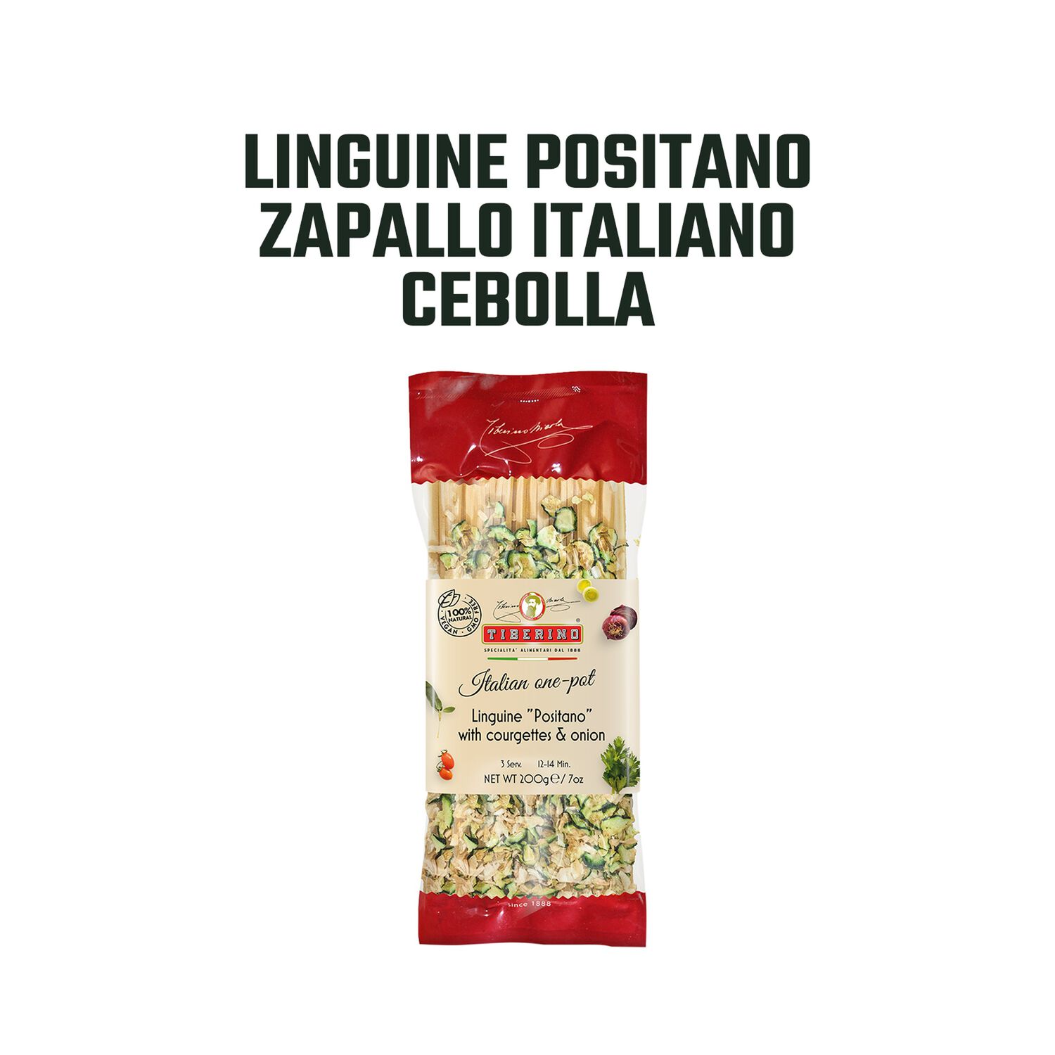 Pr Tiberino Linguini Calabac&iacute;n Y Cebolla 1 X 200 Gr image number 2.0