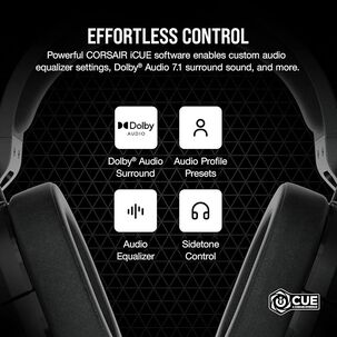 Audífonos Gamer Corsair Hs55 Wireless Bt Dolby Audio 7.1 Usb