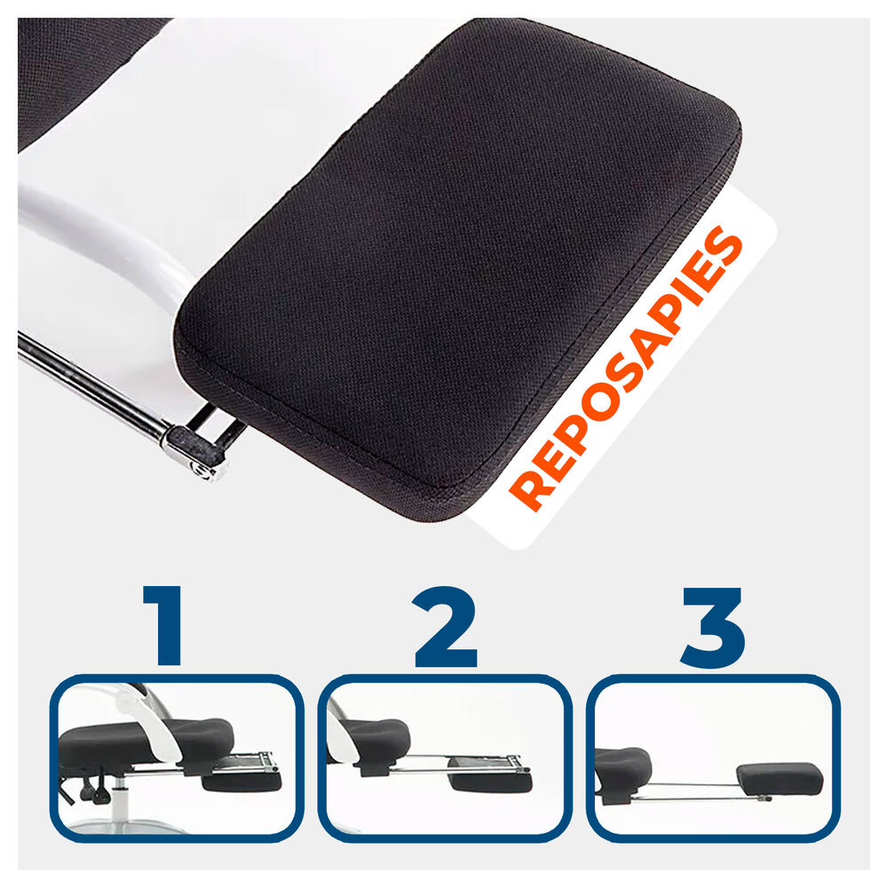 Silla De Oficina Ergon&oacute;mica Reclinable Con Respaldo Alto image number 2.0