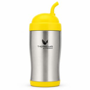 Vaso T&eacute;rmico Mug Matero Inoxidable Thermos Amarillo 400ml