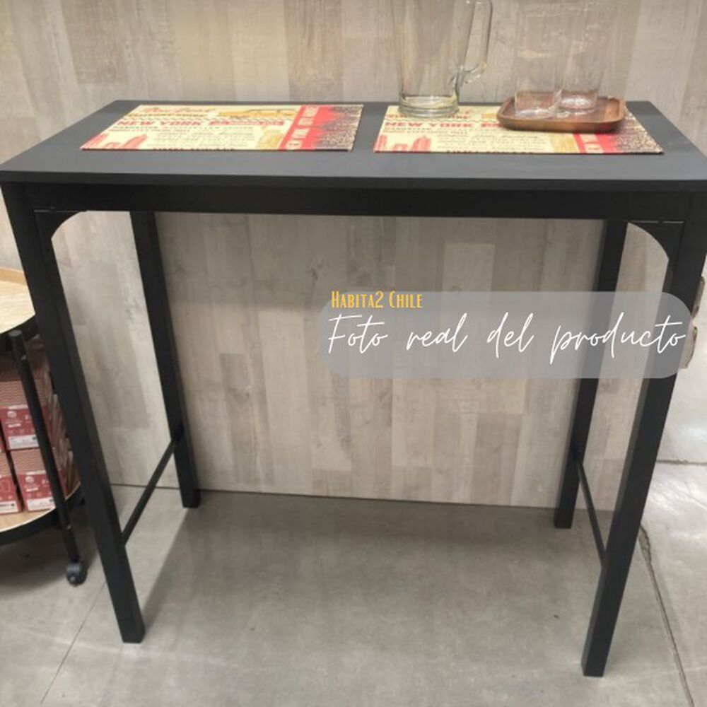 Mesa De Bar Black image number 2.0