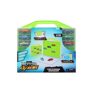 Caja Organizadora Con 6 Autos De Metal Happyline