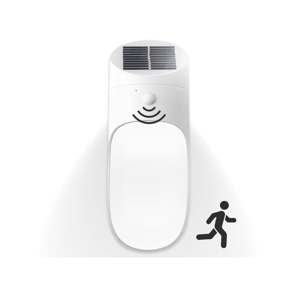 Pack 4 Aplique Led Solar Para Exterior Blanco image number 1.0