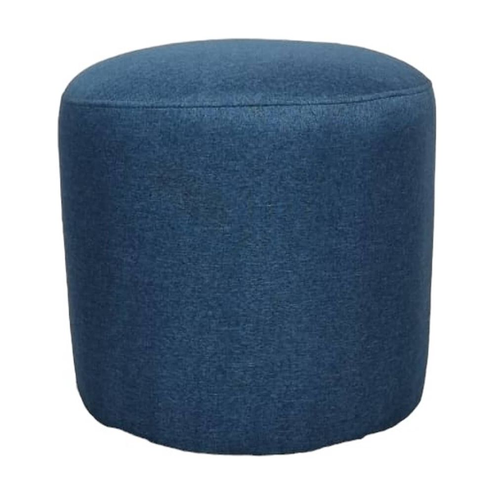 Pouf Redondo Lino Indigo image number 0.0