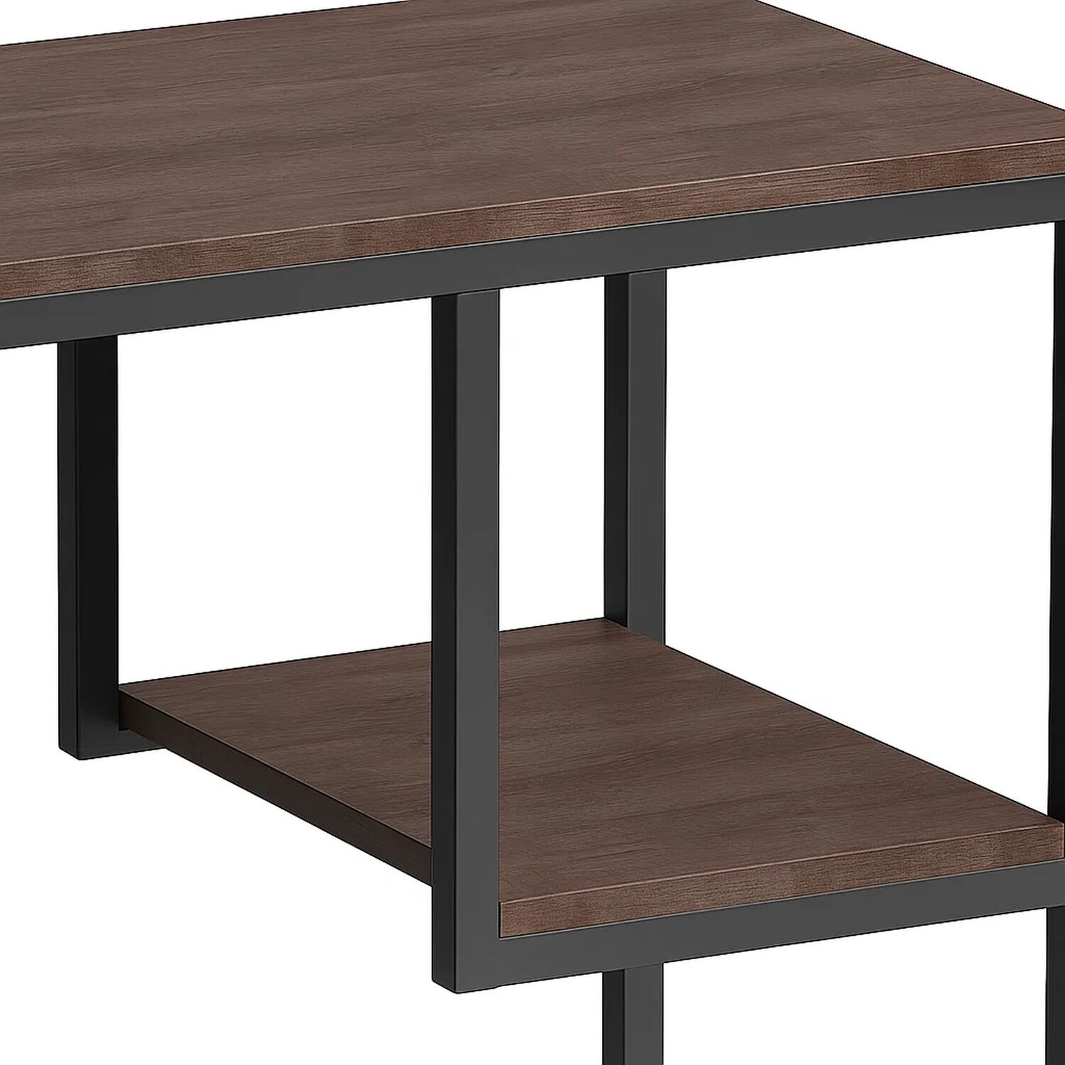 Mesa Auxiliar De 3 Niveles Con Estantes Abiertos 60x40x67 image number 5.0