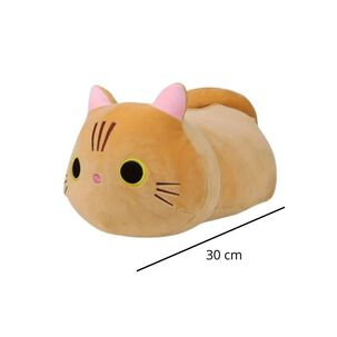 Almohada De Peluche Gato Kawaii 30cm