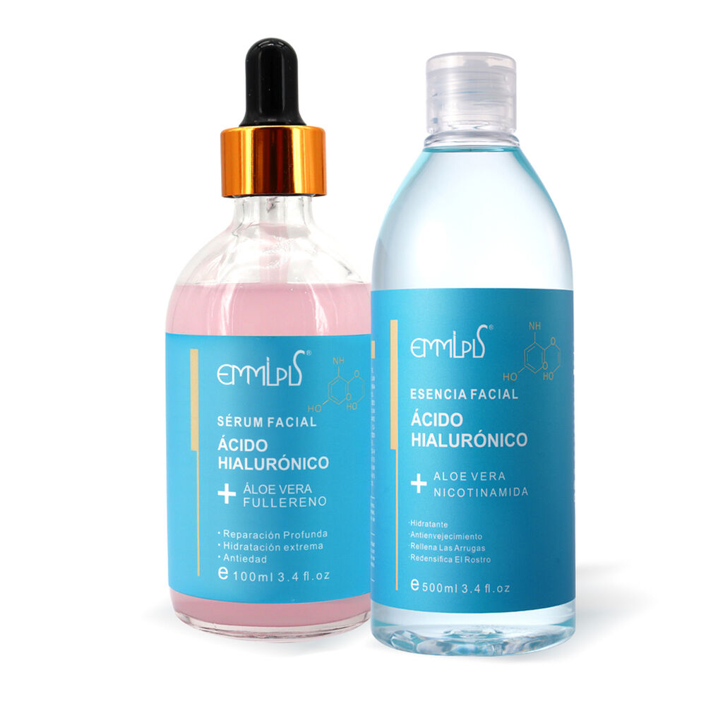 Set Esencia Facial Y Serum Hidratante Antiedad &Aacute;cido Hialur&oacute;nico image number 0.0
