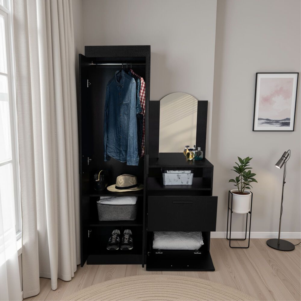 Closet Comoda Con Espejo 3 Puertas 1 Cajon image number 7.0