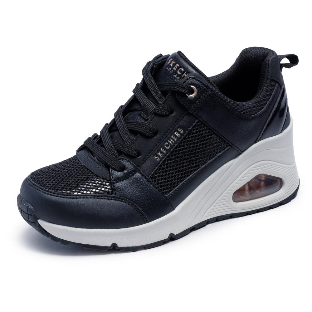 Zapatilla Urbana Mujer Skechers Uno Wedge - Everything Nice Blk image number 4.0