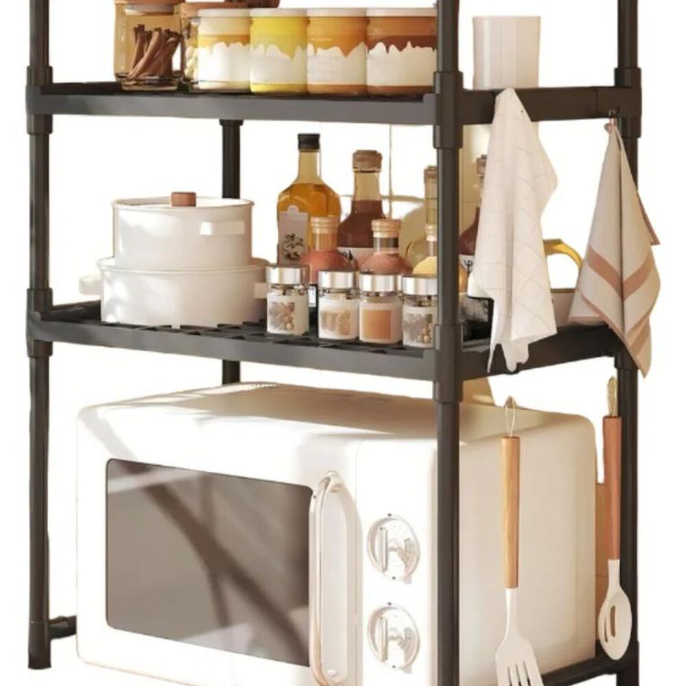 Rack Organizador Multiusos 3 Niveles Plástico Resistente image number 0.0