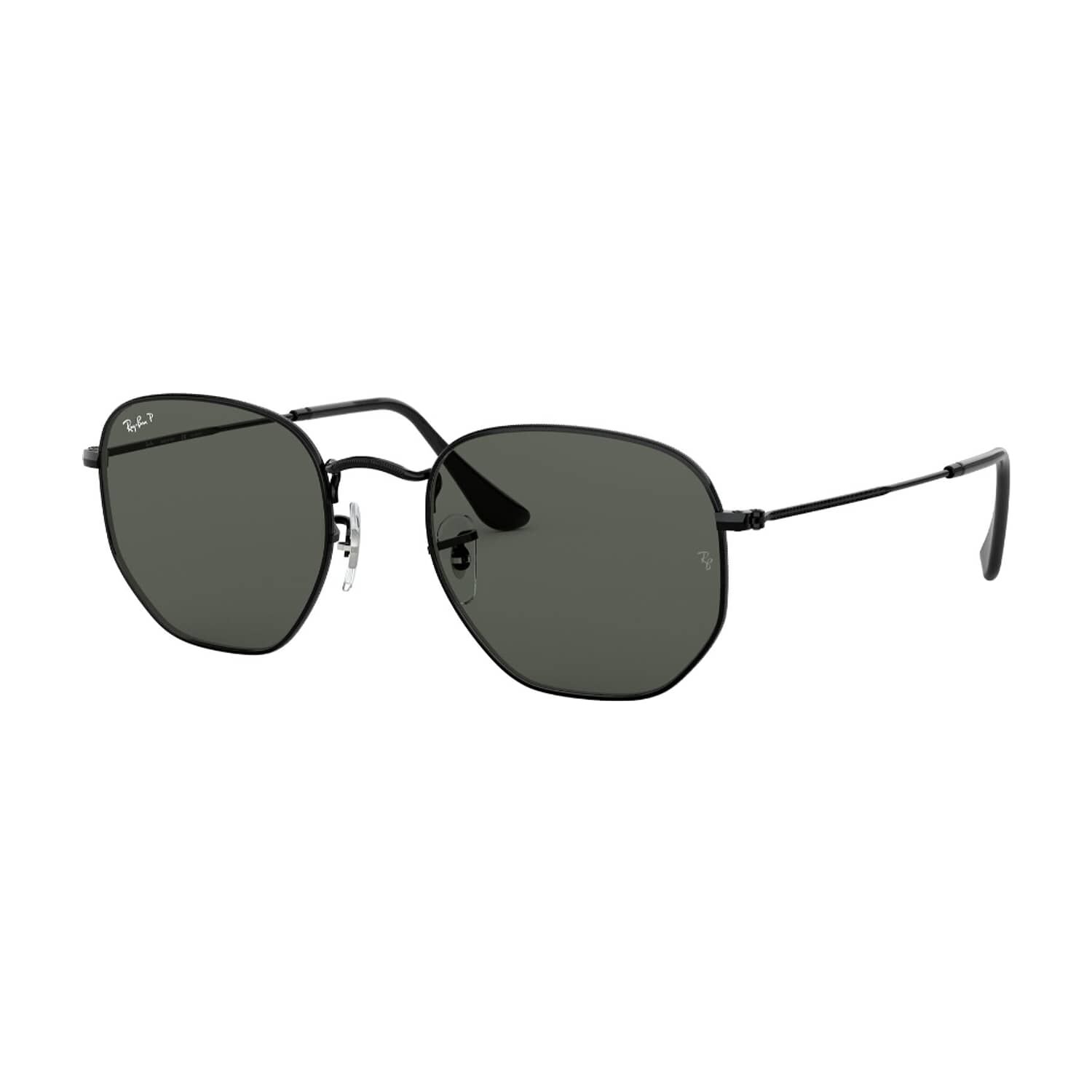 Lentes De Sol Hexagonal Negro Polarizados Ray-ban image number 1.0