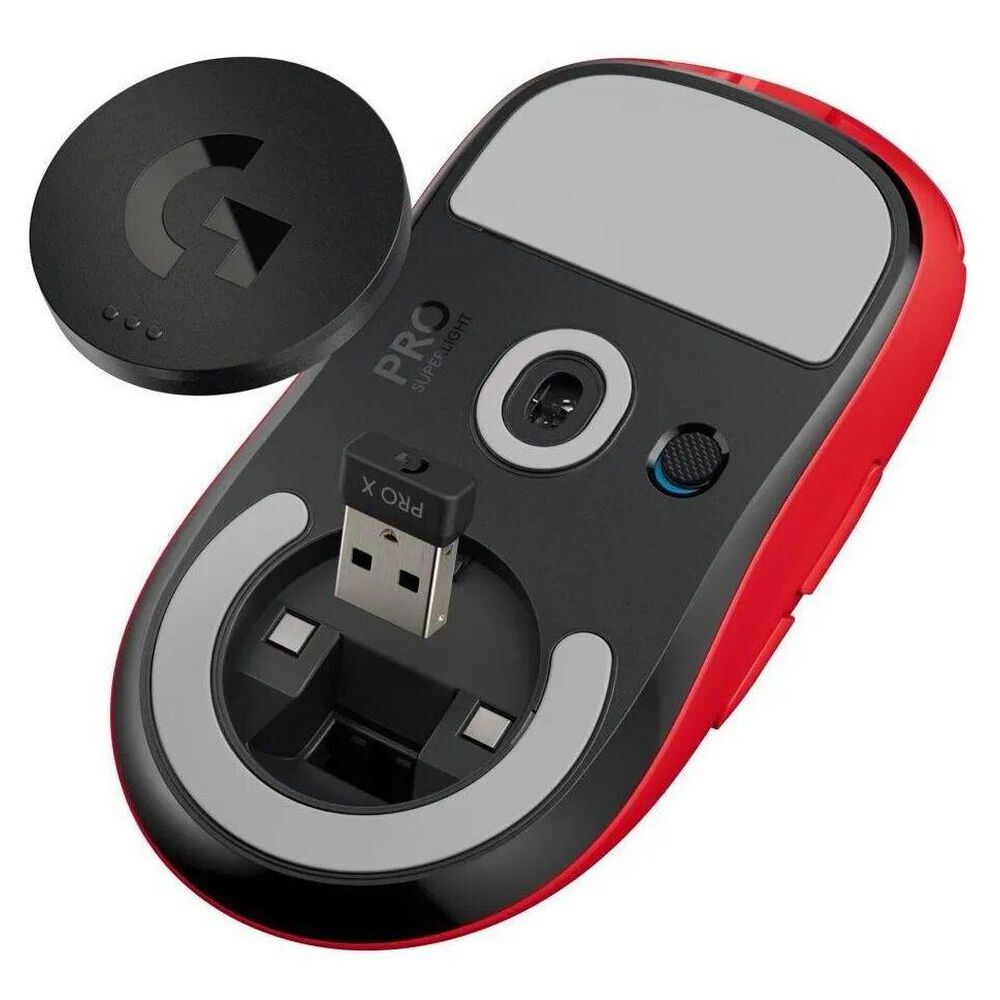 Mouse Gamer Logitech Pro X Superlight 25.600dpi Rojo image number 4.0