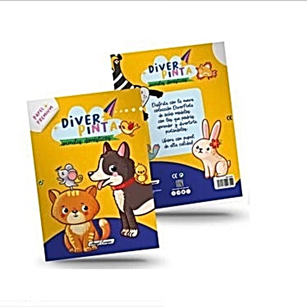 Libro Didactico Diver Pinta Animales Domesticos image number 0.0
