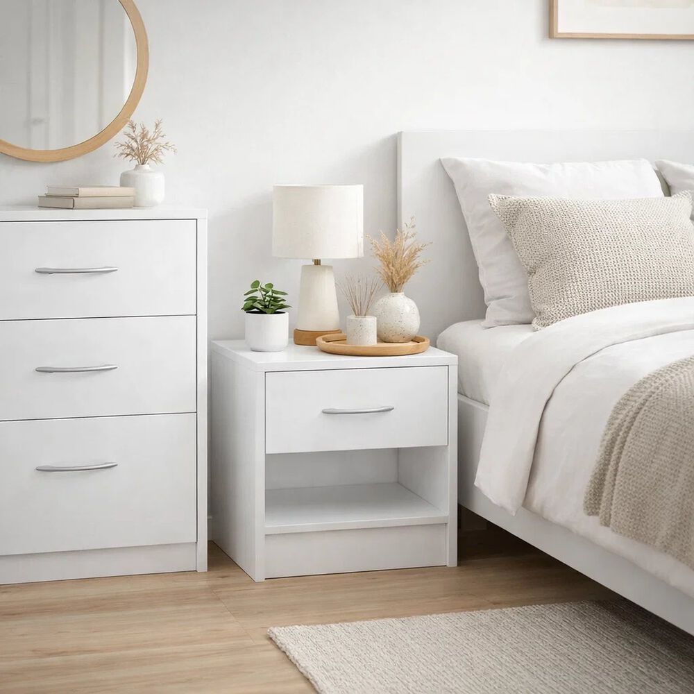 Velador Klaku 39x28x41 - Blanco image number 2.0